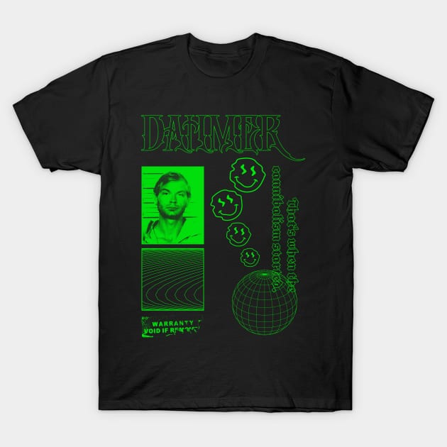 Jeffrey Dahmer -- Acid Graphics Original Design T-Shirt by unknown_pleasures